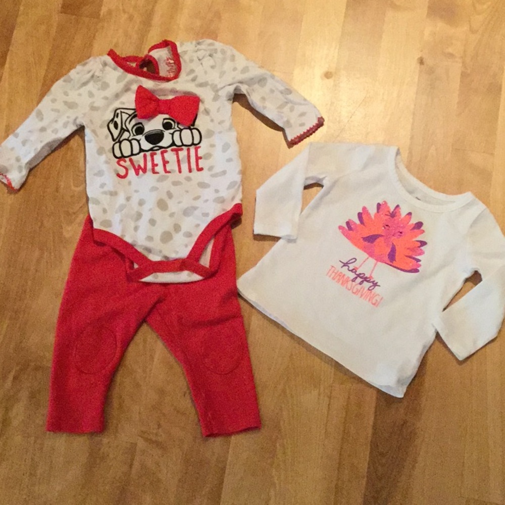 Cute assortment, onesies,pants, and t-shirt